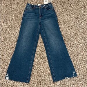 Dear John Women's Blue Wide-Leg Jeans size 27 (NWT)